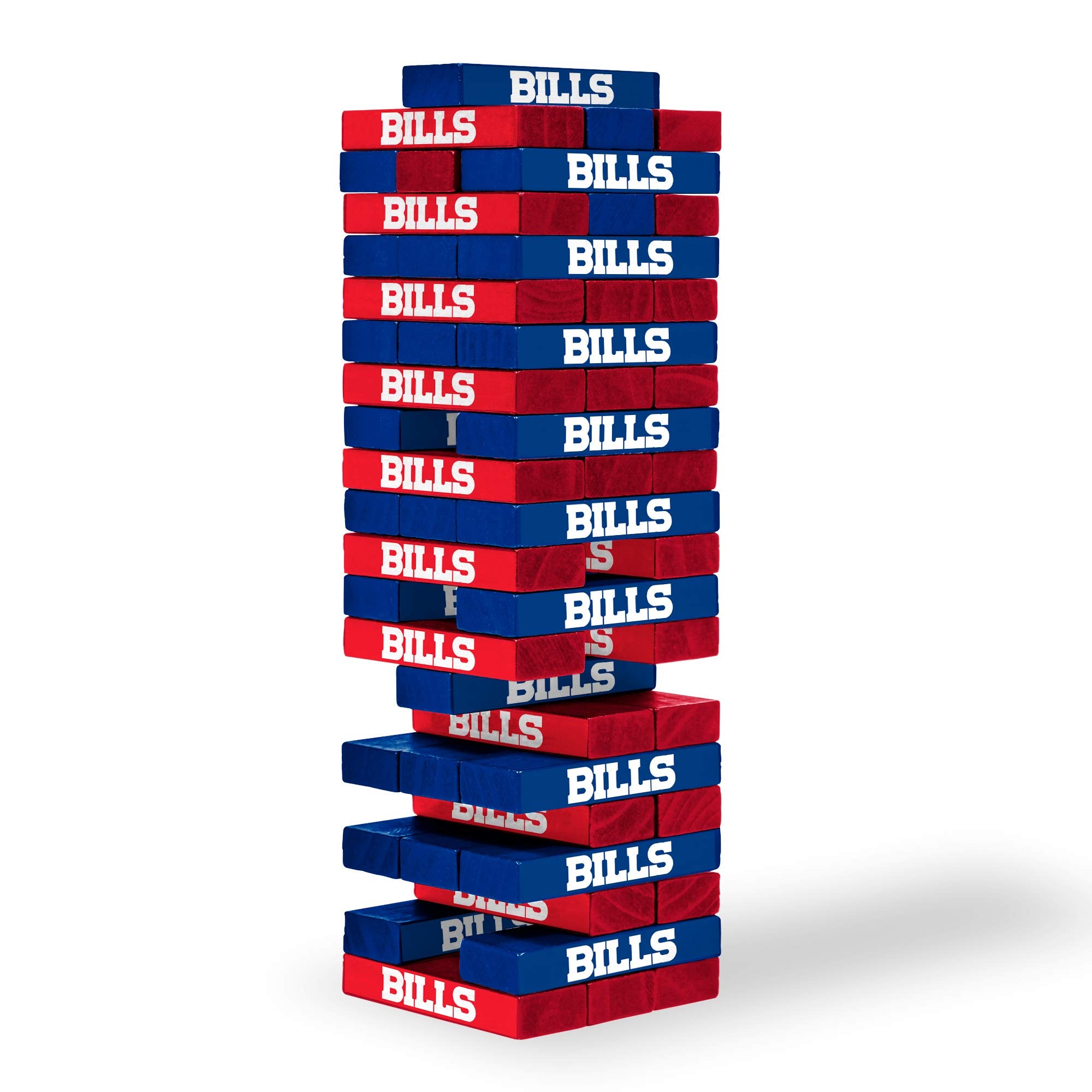 Wild Sports NFL Buffalo Bills Table Top Stackers Game , 3" x 1" x .5" - Sports Collectibles, Sports Memorabilia, Sports Fan Shop, Sports Gifts
