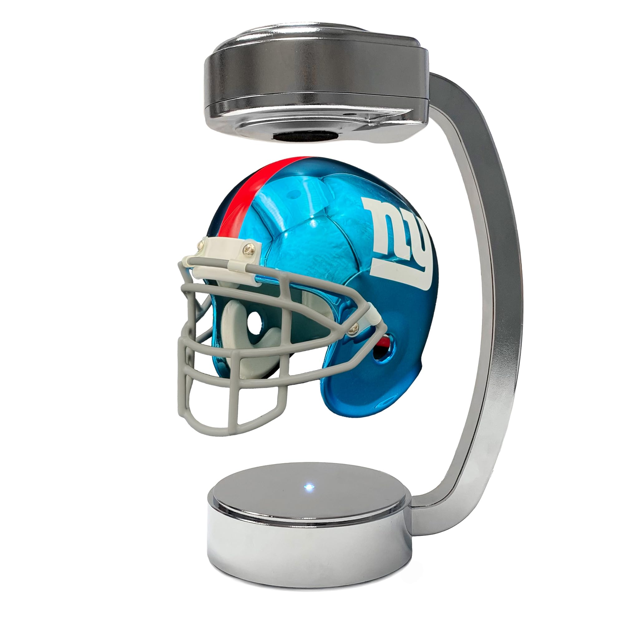 NFL New York Giants Mini Metallic Hover Helmet - Sports Gifts, Sports Memorabilia, Sports Collectibles, Fan Shop