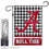 Alabama Crimson Tide Houndstooth Pattern Garden Banner Flag with Stand Pole Holder - Sports Collectibles, Sports Memorabilia, Sports Fan Shop, Sports Gifts