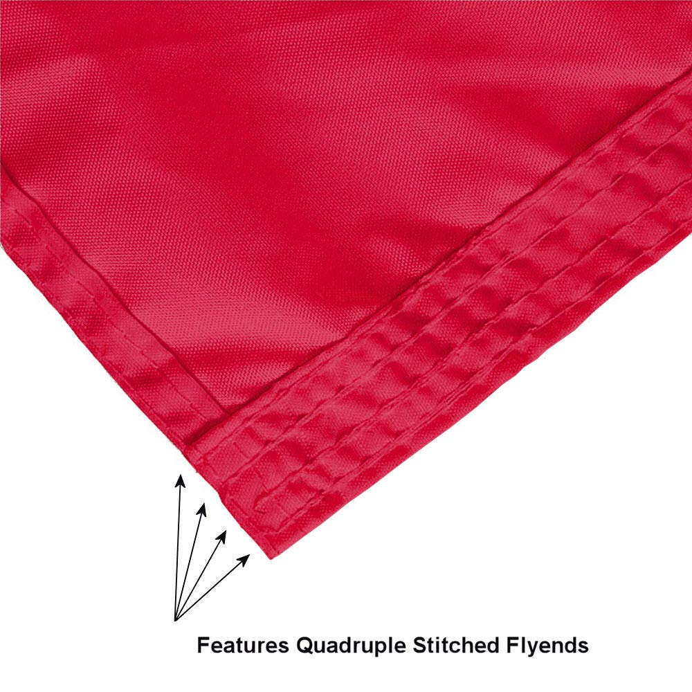 College Flags & Banners Co. Ohio State Buckeyes Athletic Flag with Pole and Bracket Kit - Sports Collectibles, Sports Memorabilia, Sports Fan Shop, Sports Gifts