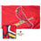 WinCraft St. Louis Cardinals Embroidered Nylon Flag - Sports Collectibles, Sports Memorabilia, Sports Fan Shop, Sports Gifts