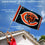 WinCraft Bears Dual Logo Flag Pole and Bracket Kit - Sports Collectibles, Sports Memorabilia, Sports Fan Shop, Sports Gifts
