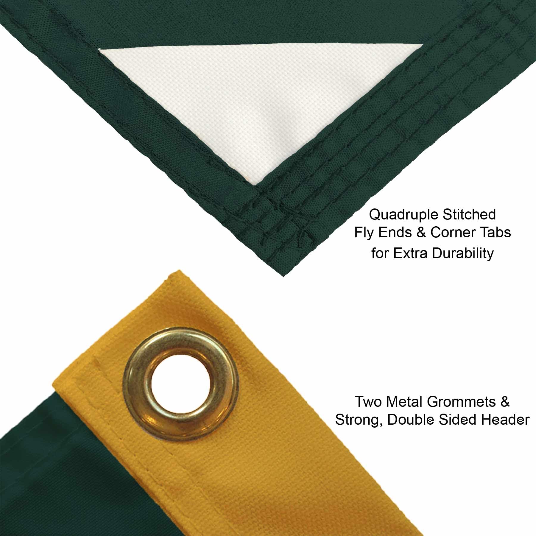 WinCraft Green Bay Packers Printed Header 3x5 Foot Banner Flag - Sports Collectibles, Sports Memorabilia, Sports Fan Shop, Sports Gifts