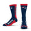 For Bare Feet NFL NEW ENGLAND PATRIOTS MVP Crew Sock Team Color Large - Sports Gifts, Sports Memorabilia, Sports Collectibles, Fan Shop