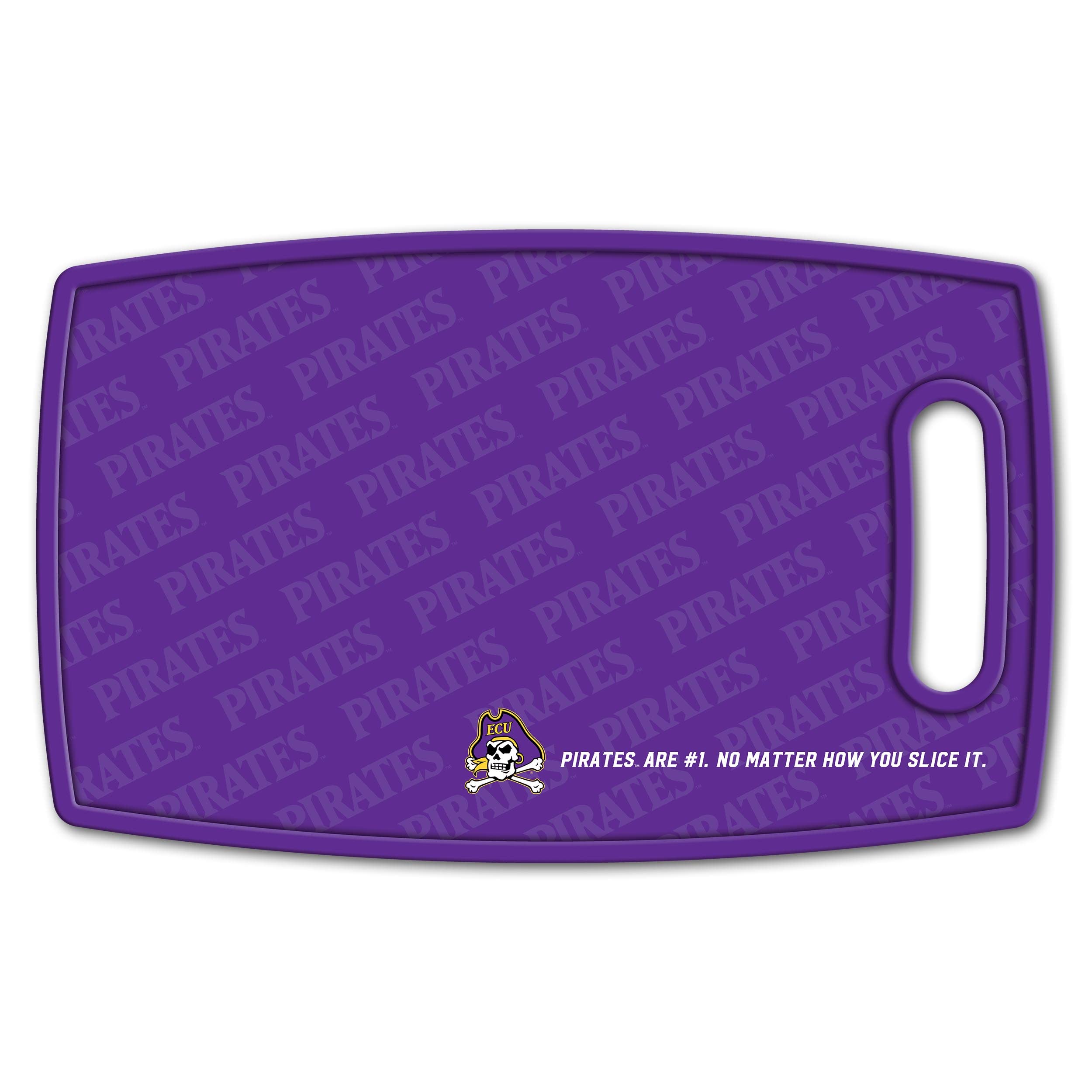 YouTheFan NCAA East Carolina Pirates Logo Series Cutting Board - Sports Collectibles, Sports Memorabilia, Sports Fan Shop, Sports Gifts