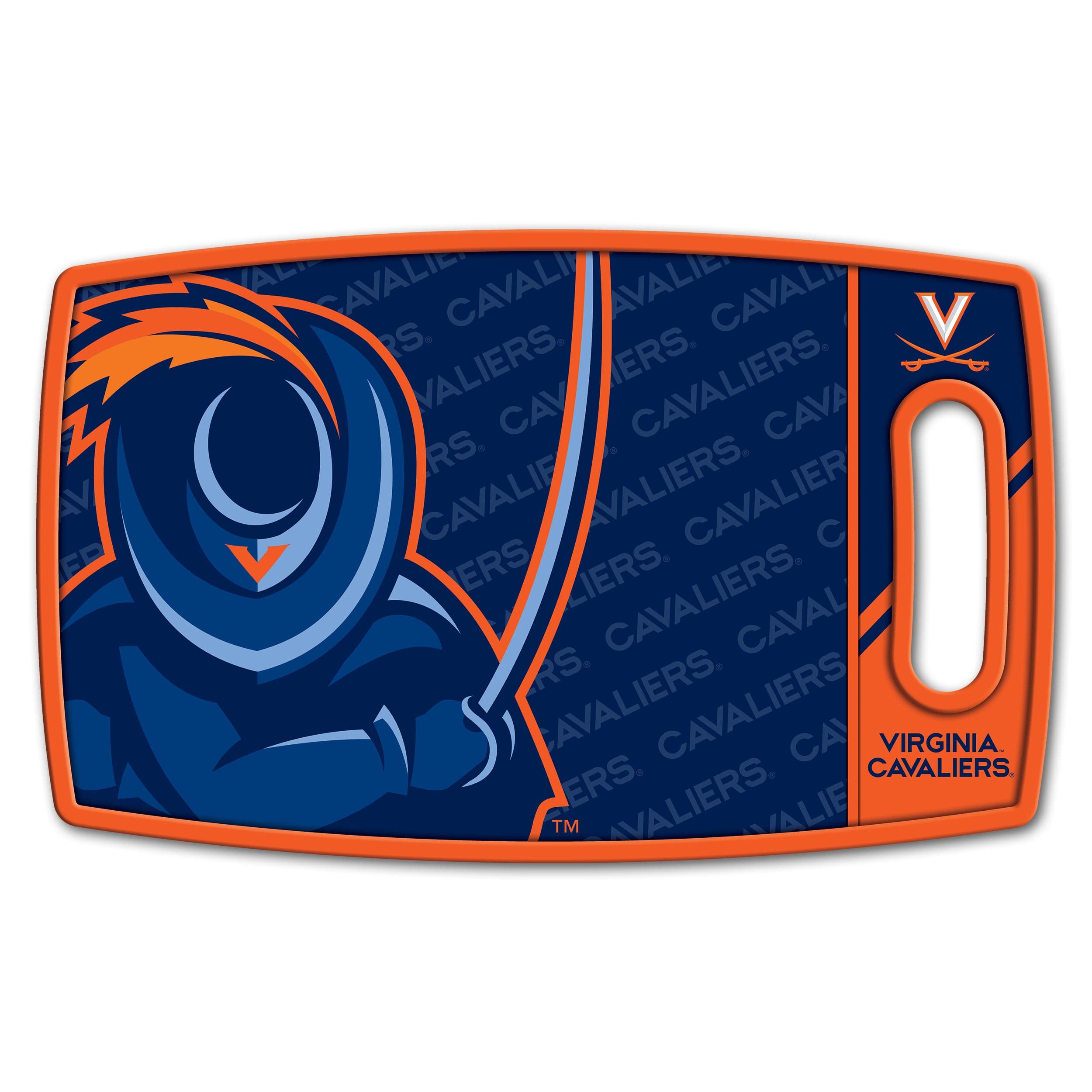 YouTheFan NCAA Virginia Cavaliers Logo Series Cutting Board - Sports Collectibles, Sports Memorabilia, Sports Fan Shop, Sports Gifts