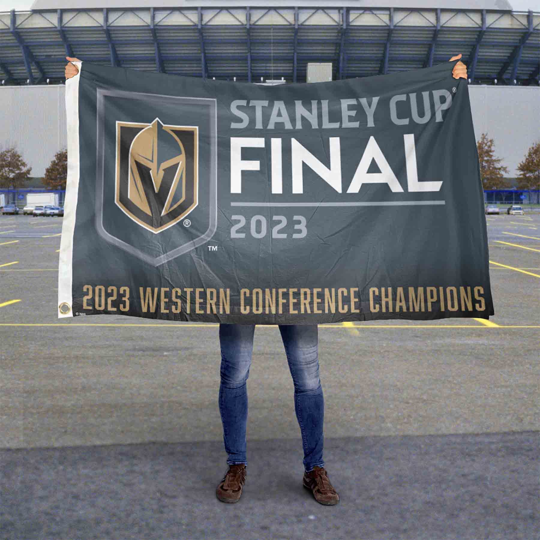 WinCraft Vegas Golden Knights 2023 Stanley Cup Finals Grommet Flag - Sports Collectibles, Sports Memorabilia, Sports Fan Shop, Sports Gifts