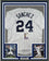 Framed Autographed/Signed Gary Sanchez 35x39 New York Pinstripe Baseball Jersey JSA COA