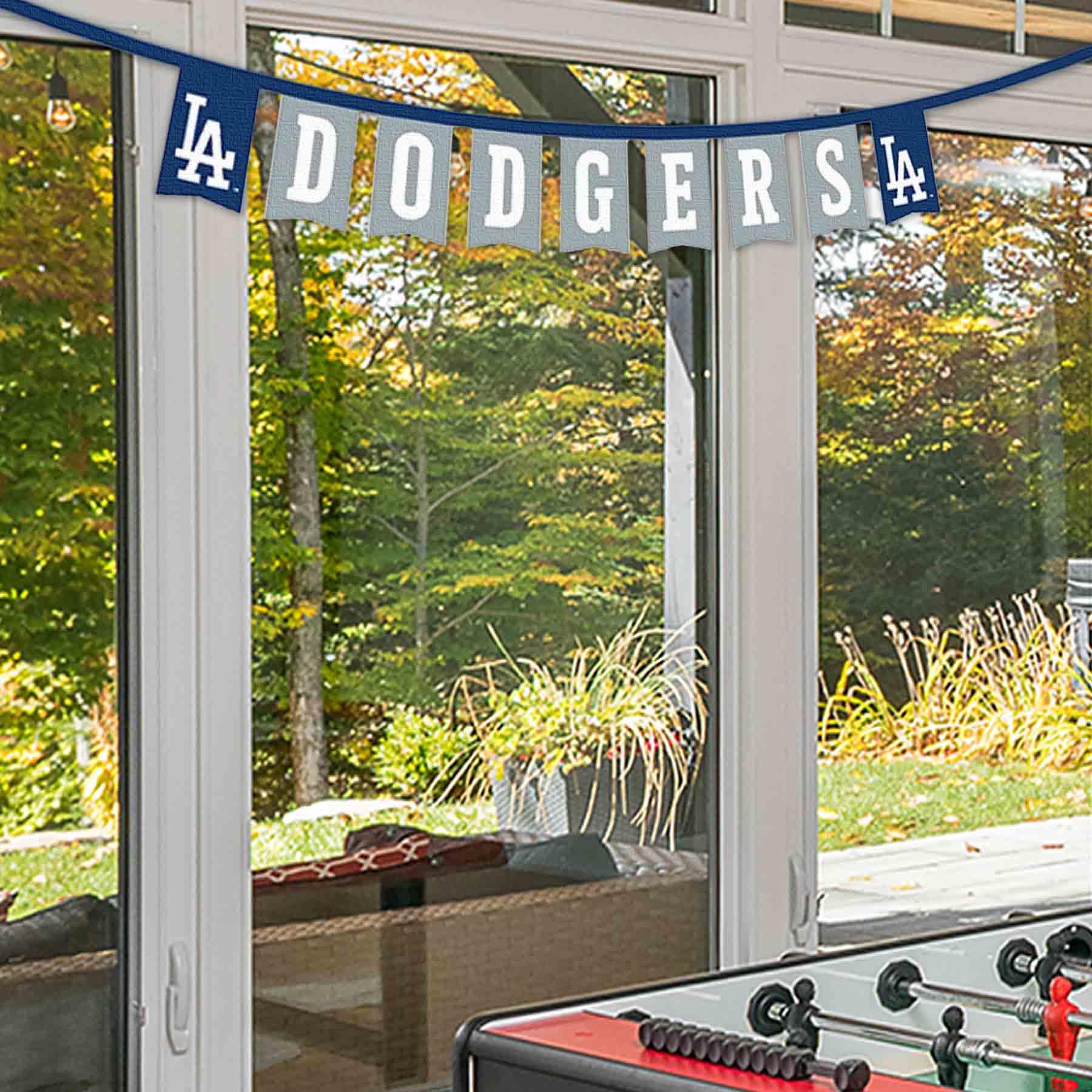 WinCraft Los Angeles Dodgers Banner String Pennant Flags - Sports Collectibles, Sports Memorabilia, Sports Fan Shop, Sports Gifts