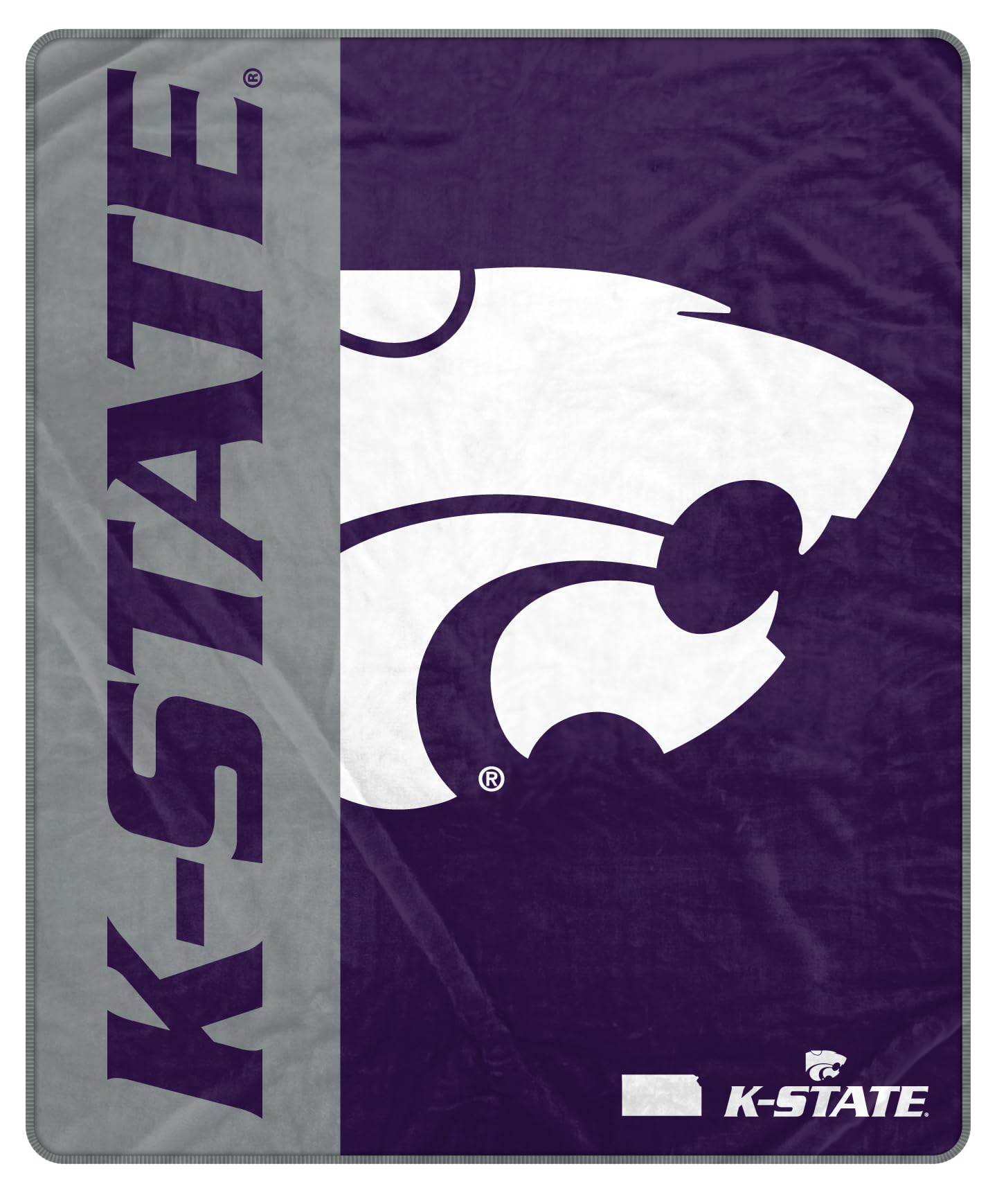 Proformance Home NCAA Kansas State Wildcats Endzone Ultra Soft Tailgate Throw - Sports Gifts, Sports Memorabilia, Sports Collectibles, Fan Shop