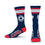 For Bare Feet NBA LOS ANGELES CLIPPERS 4 Stripe Deuce Crew Sock Team Color YOUTH
