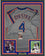 Framed Autographed/Signed Lenny Dykstra 86 WS Champs 35x39 New York Grey Baseball Jersey JSA COA