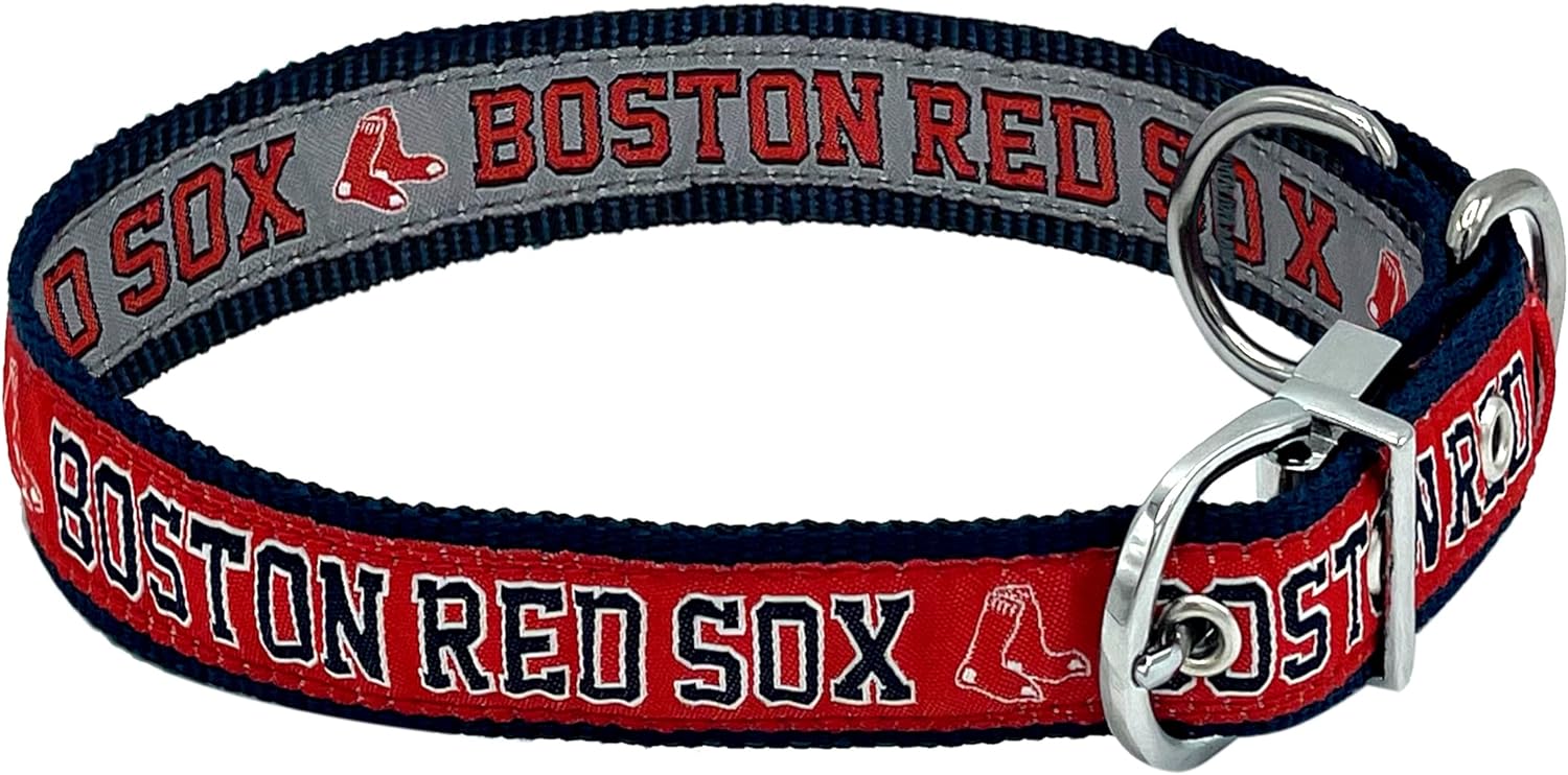 Boston Red Sox Reversible Collar Pets First - Sports Collectibles, Sports Memorabilia, Sports Fan Shop, Sports Gifts