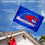 College Flags & Banners Co. Massachusetts Lowell River Hawks 3x5 Flag and Pole Bracket Mount Bundle - Sports Collectibles, Sports Memorabilia, Sports Fan Shop, Sports Gifts