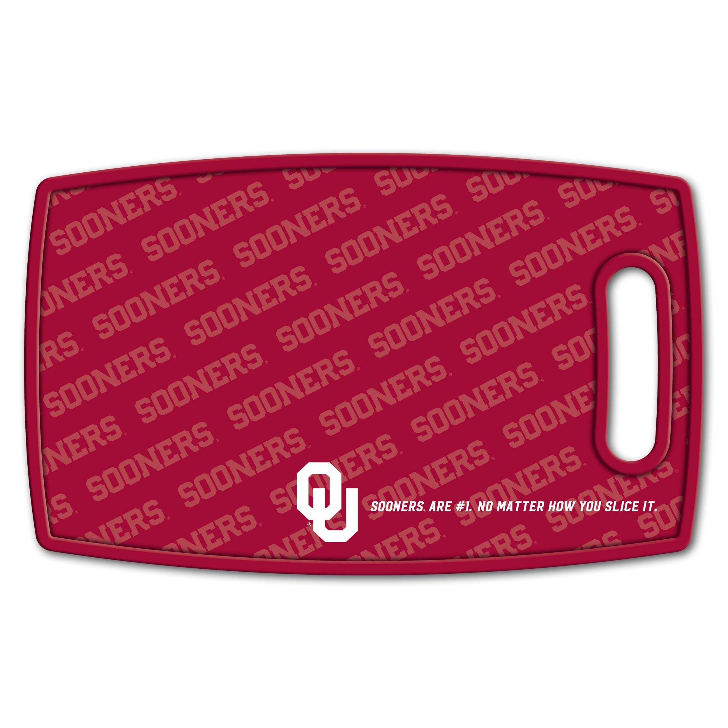 YouTheFan NCAA Oklahoma Sooners Logo Series Cutting Board - Sports Collectibles, Sports Memorabilia, Sports Fan Shop, Sports Gifts