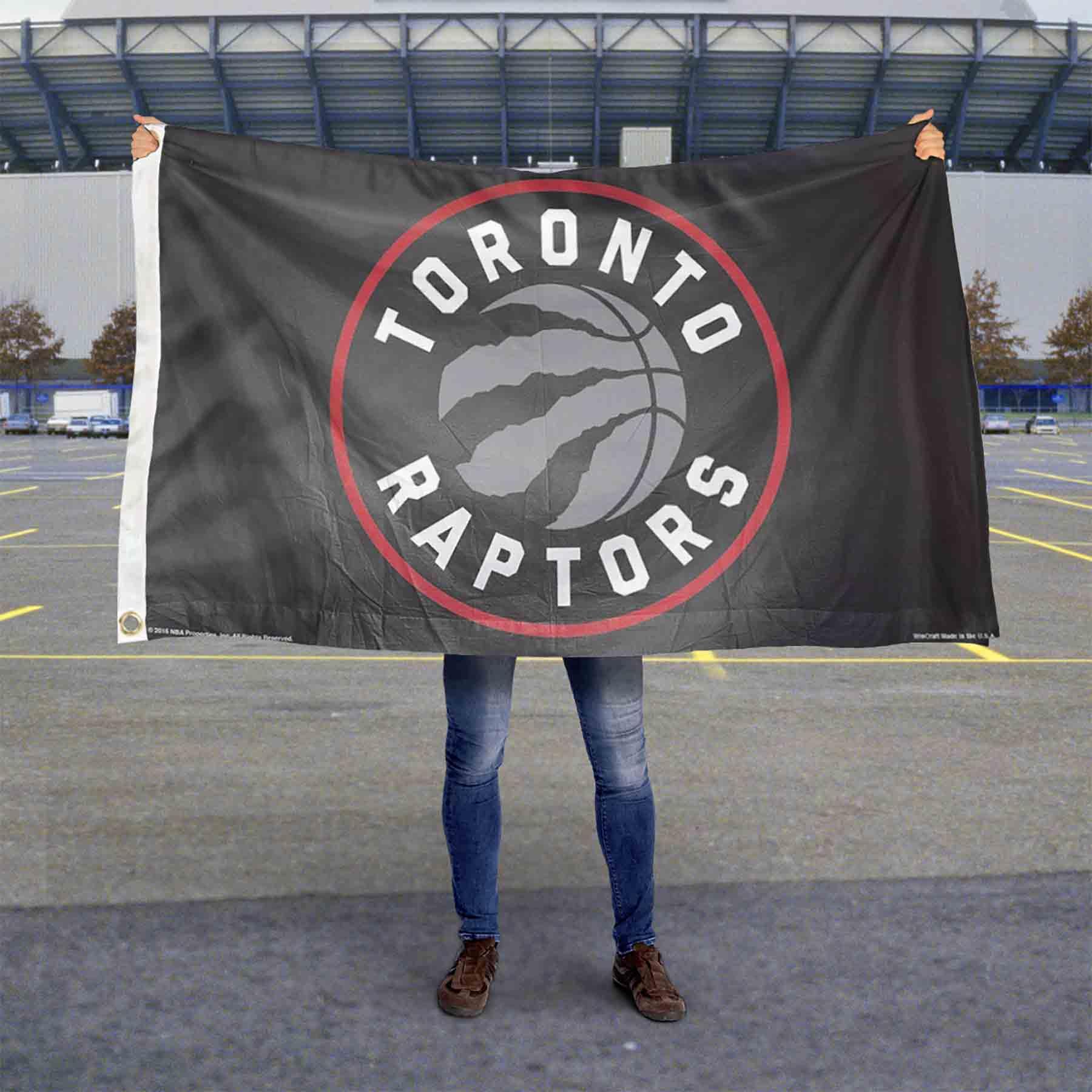 WinCraft Toronto Raptors Vintage Throwback Championship Banner Flag - Sports Collectibles, Sports Memorabilia, Sports Fan Shop, Sports Gifts