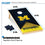 Wild Sports Michigan Wolverines 2' x 4' Regulation Size Solid Wood College Cornhole Set with Direct Print HD Team Graphics Great Gift for Any NCAA Fan! Bean Bag Toss Family Outdoor Game - Sports Collectibles, Sports Memorabilia, Sports Fan Shop, Sports Gifts