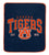 NCAA Auburn Tigers Vintage Arch Block Ultra Soft Blanket - Sports Gifts, Sports Memorabilia, Sports Collectibles, Fan Shop