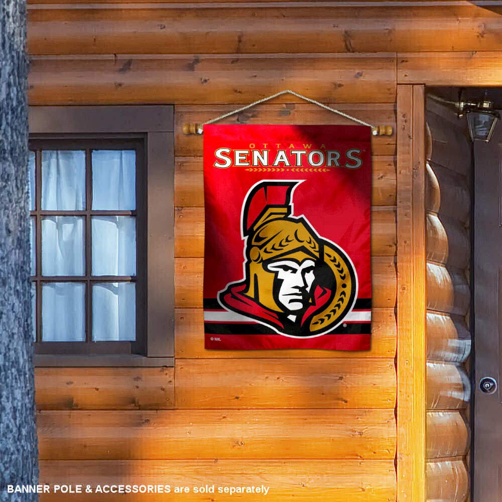 WinCraft Ottawa Senators Double Sided Banner House Flag - Sports Collectibles, Sports Memorabilia, Sports Fan Shop, Sports Gifts