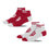 For Bare Feet NCAA INDIANA HOOSIERS Front and Center 2 Pack Team Colors Large - Sports Gifts, Sports Memorabilia, Sports Collectibles, Fan Shop