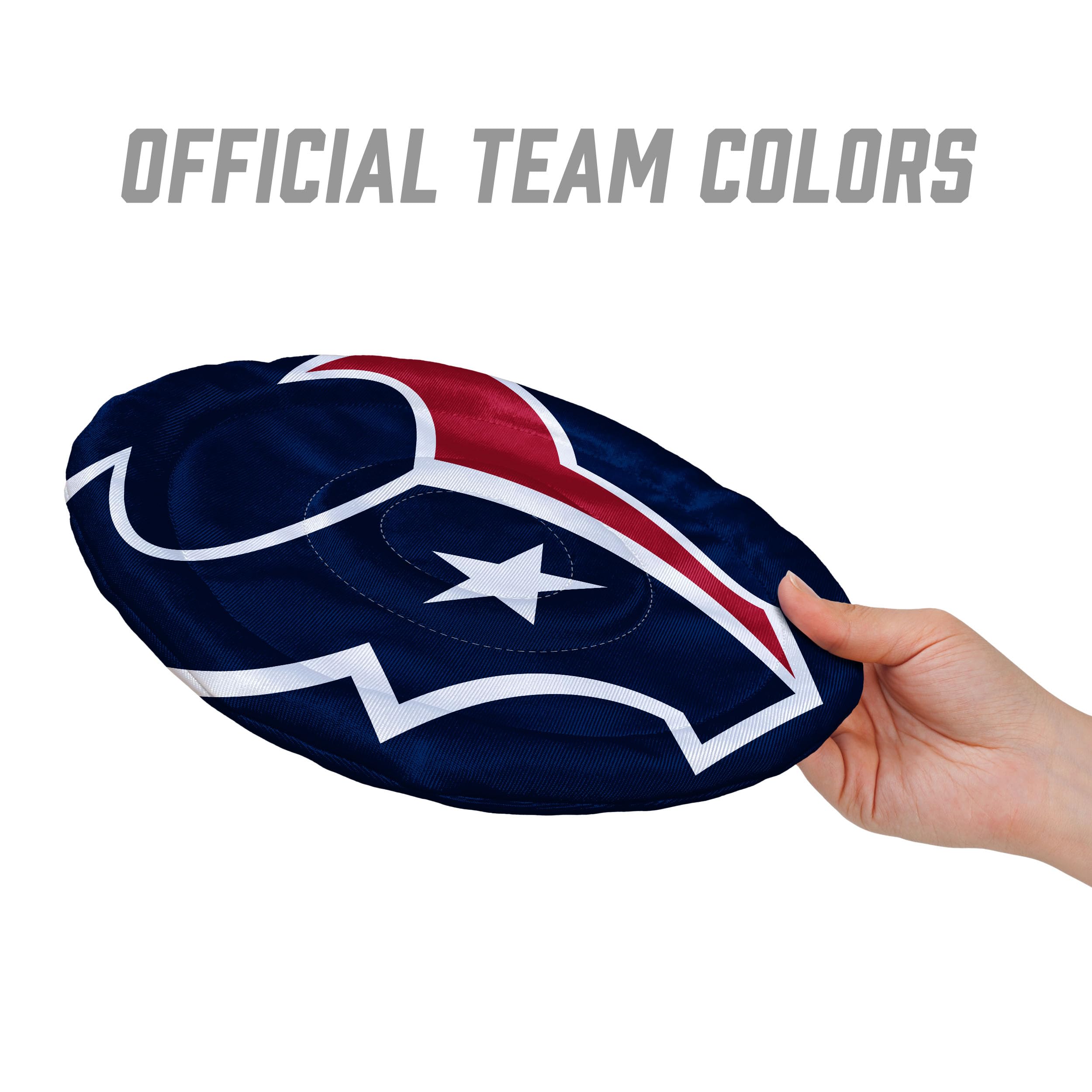 YouTheFan NFL Houston Texans Flimzee Bean-Bag Flying Disc - Sports Collectibles, Sports Memorabilia, Sports Fan Shop, Sports Gifts