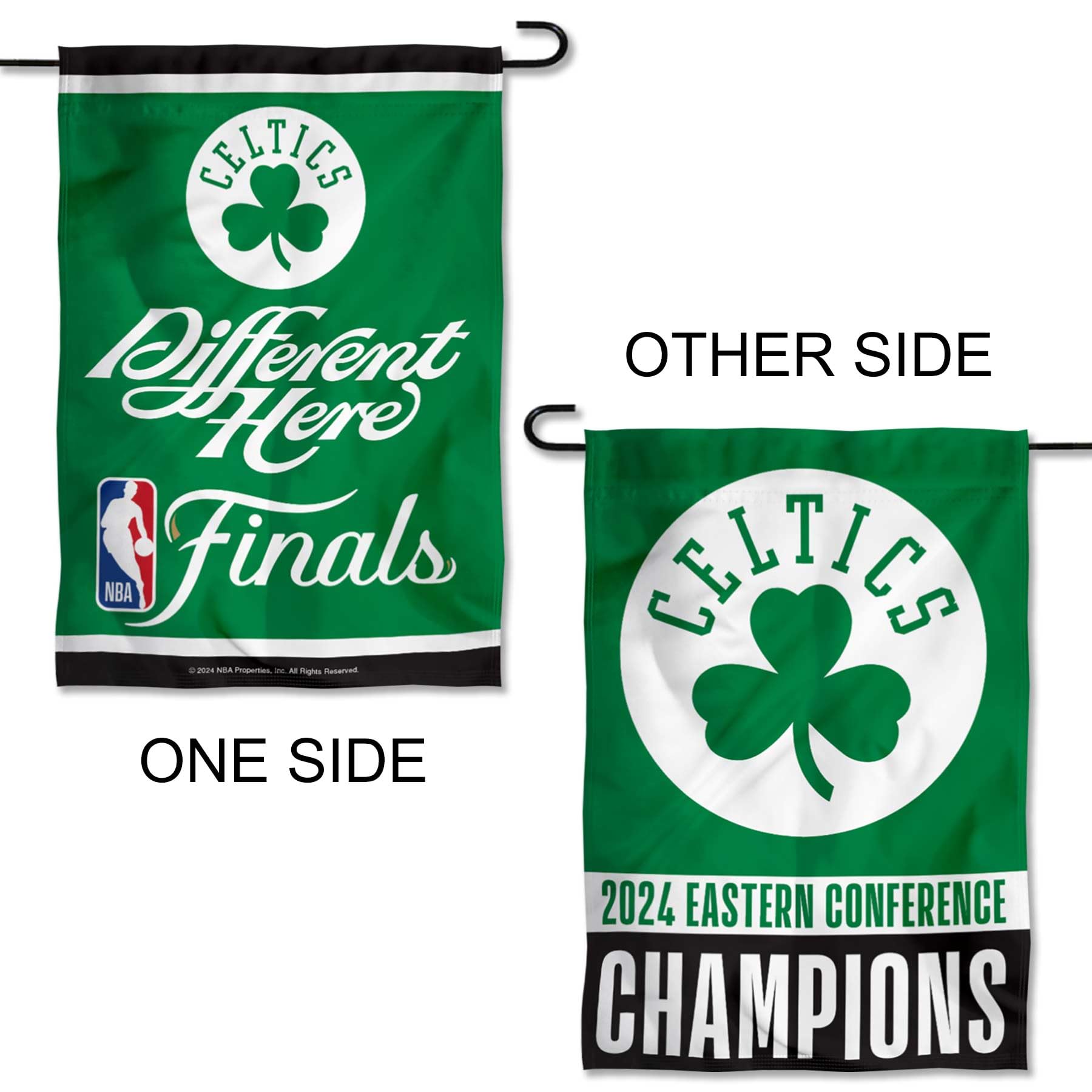 Boston Celtics 2024 Finals Bound Conference Champions Garden Flag Banner - Sports Collectibles, Sports Memorabilia, Sports Fan Shop, Sports Gifts