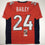 Autographed/Signed Champ Bailey Denver Orange Football Jersey Beckett BAS COA