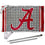 College Flags & Banners Co. Alabama Crimson Tide Houndstooth Flag with Pole and Bracket Kit - Sports Collectibles, Sports Memorabilia, Sports Fan Shop, Sports Gifts