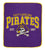 NCAA ECU Pirates Vintage Arch Block Ultra Soft Blanket - Sports Gifts, Sports Memorabilia, Sports Collectibles, Fan Shop