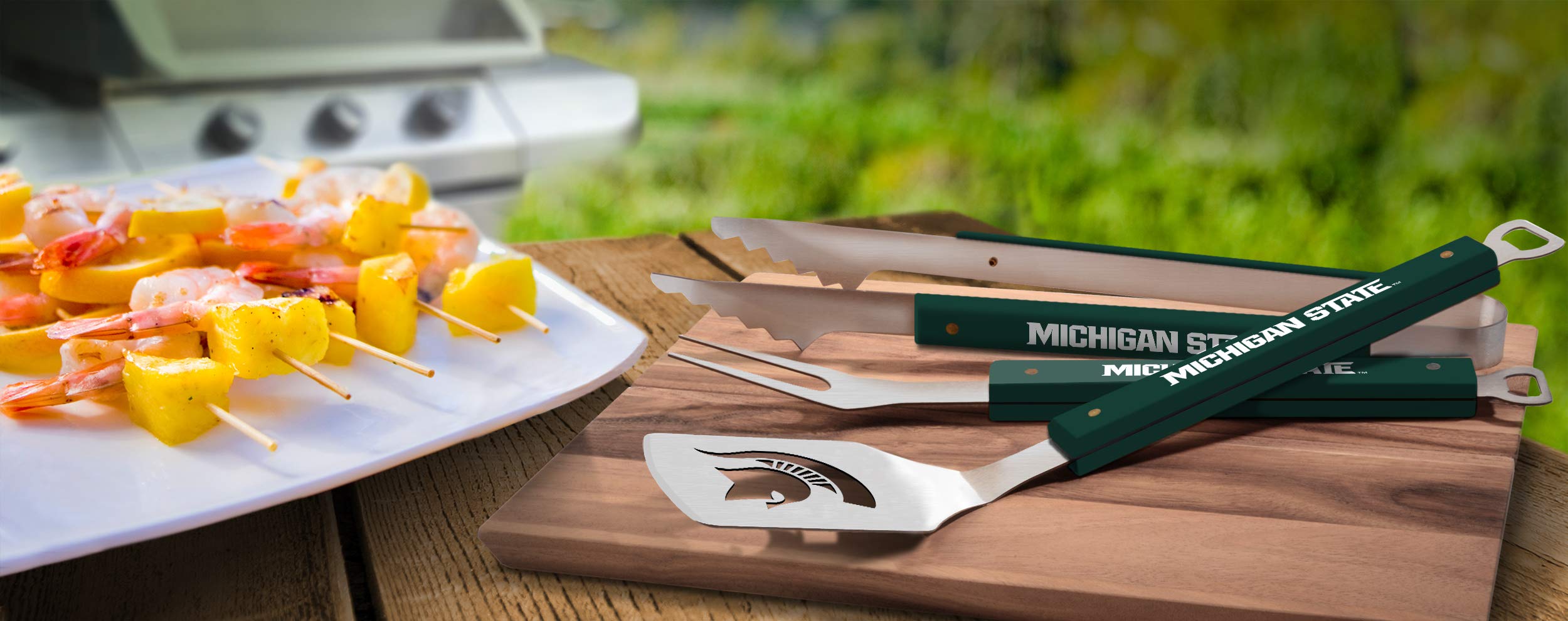YouTheFan NCAA Spirit Series 3pc BBQ Set - Sports Collectibles, Sports Memorabilia, Sports Fan Shop, Sports Gifts
