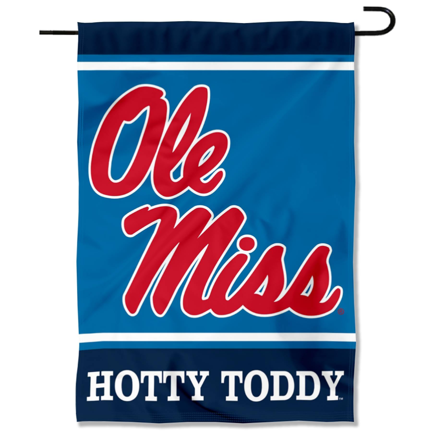 College Flags & Banners Co. Ole Miss Hotty Toddy Double Sided Garden Yard Flag - Sports Collectibles, Sports Memorabilia, Sports Fan Shop, Sports Gifts
