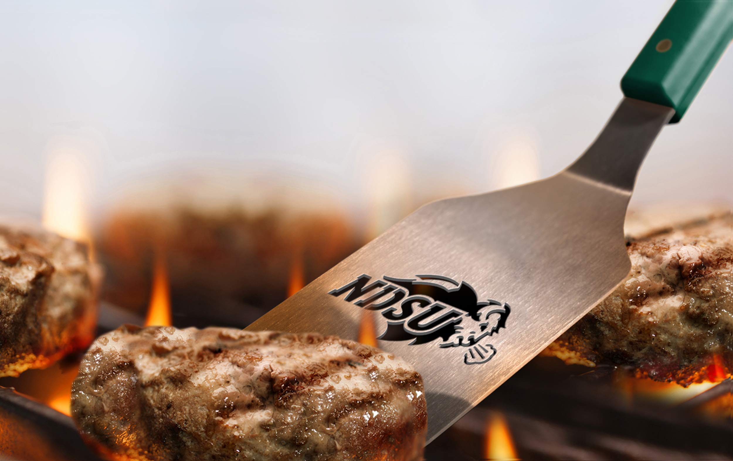 NCAA North Dakota State Bison Spirit Series Sportula Stainless Steel Grilling Spatula - Sports Collectibles, Sports Memorabilia, Sports Fan Shop, Sports Gifts