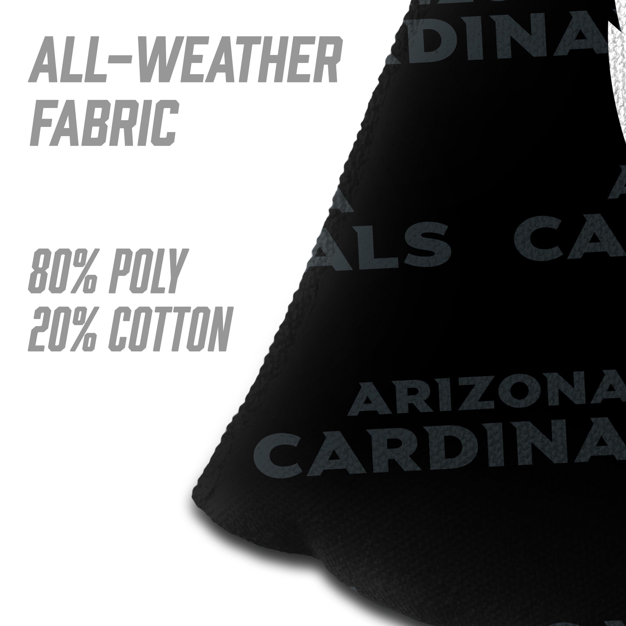 YouTheFan NFL Arizona Cardinals Cornhole Bags - 4PK - Black - Sports Collectibles, Sports Memorabilia, Sports Fan Shop, Sports Gifts