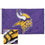 WinCraft Minnesota Vikings Embroidered Nylon Flag - Sports Collectibles, Sports Memorabilia, Sports Fan Shop, Sports Gifts