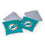NFL Pro Football Miami Dolphins Dual-Sided Bean Bags by Wild Sports, 4 Pack - Premium Toss Bags for Cornhole Sets - Sports Collectibles, Sports Memorabilia, Sports Fan Shop, Sports Gifts