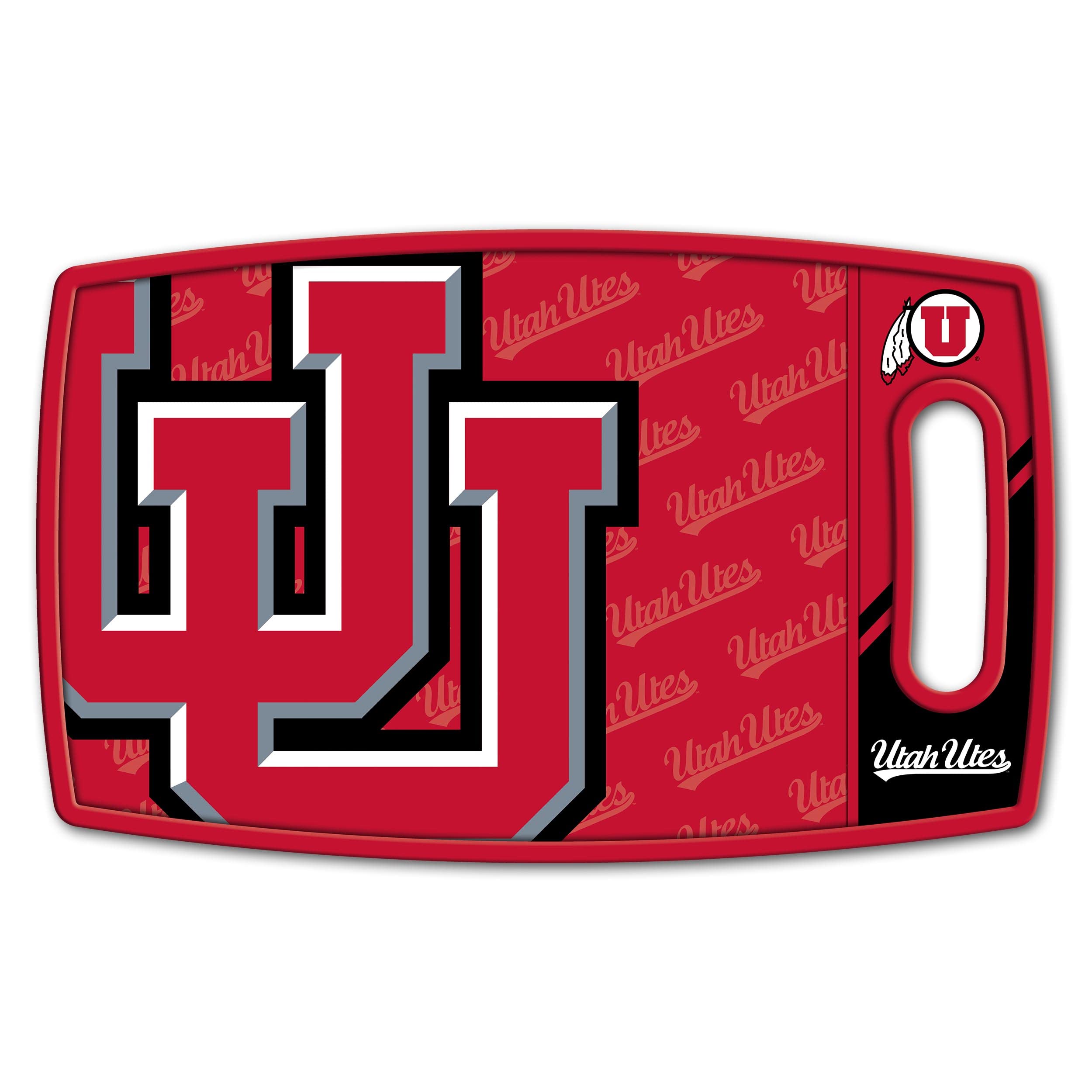 YouTheFan NCAA Utah Utes Logo Series Cutting Board - Sports Collectibles, Sports Memorabilia, Sports Fan Shop, Sports Gifts