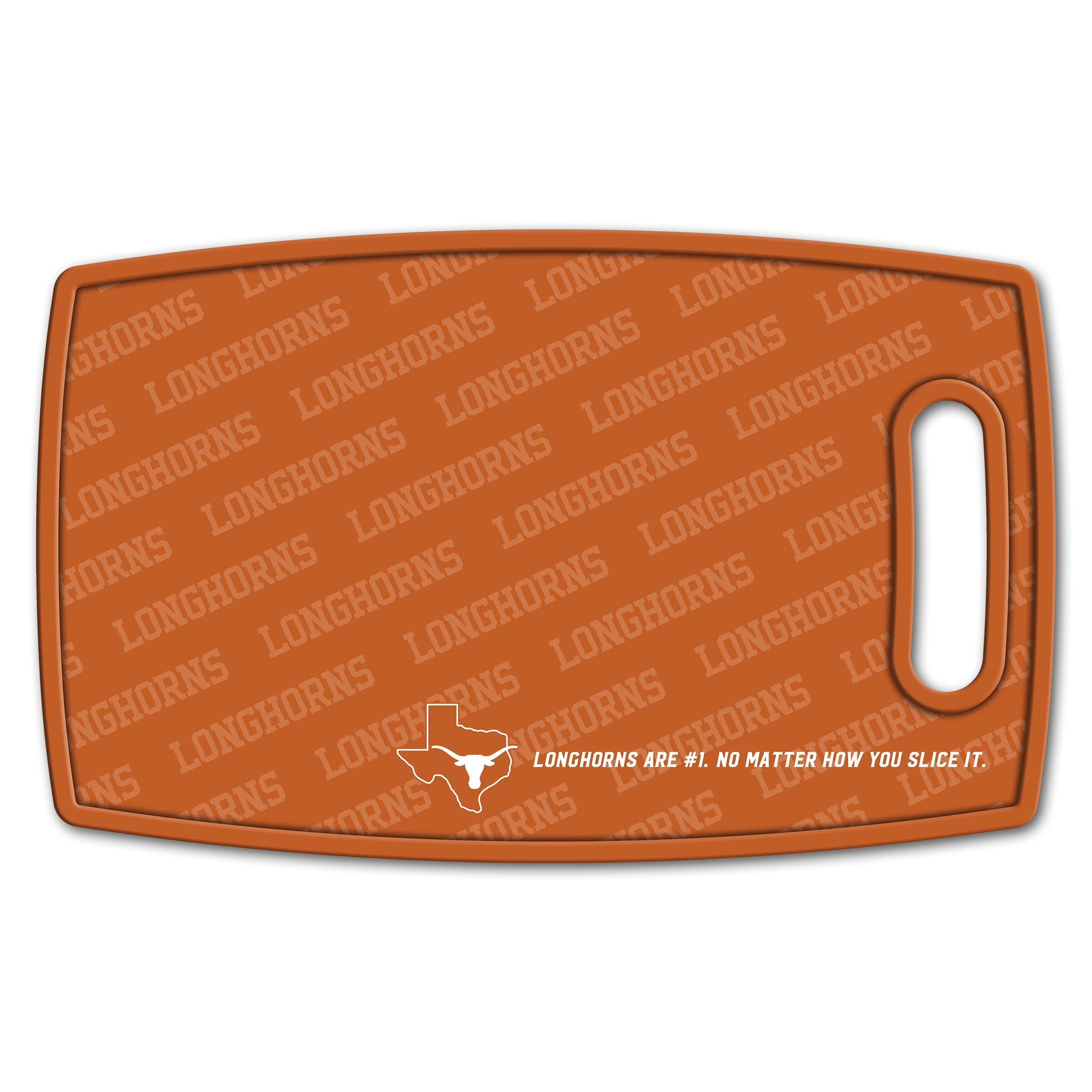YouTheFan NCAA Texas Longhorns Logo Series Cutting Board - Sports Collectibles, Sports Memorabilia, Sports Fan Shop, Sports Gifts