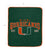NCAA Miami Hurricanes Vintage Arch Block Ultra Soft Blanket - Sports Gifts, Sports Memorabilia, Sports Collectibles, Fan Shop