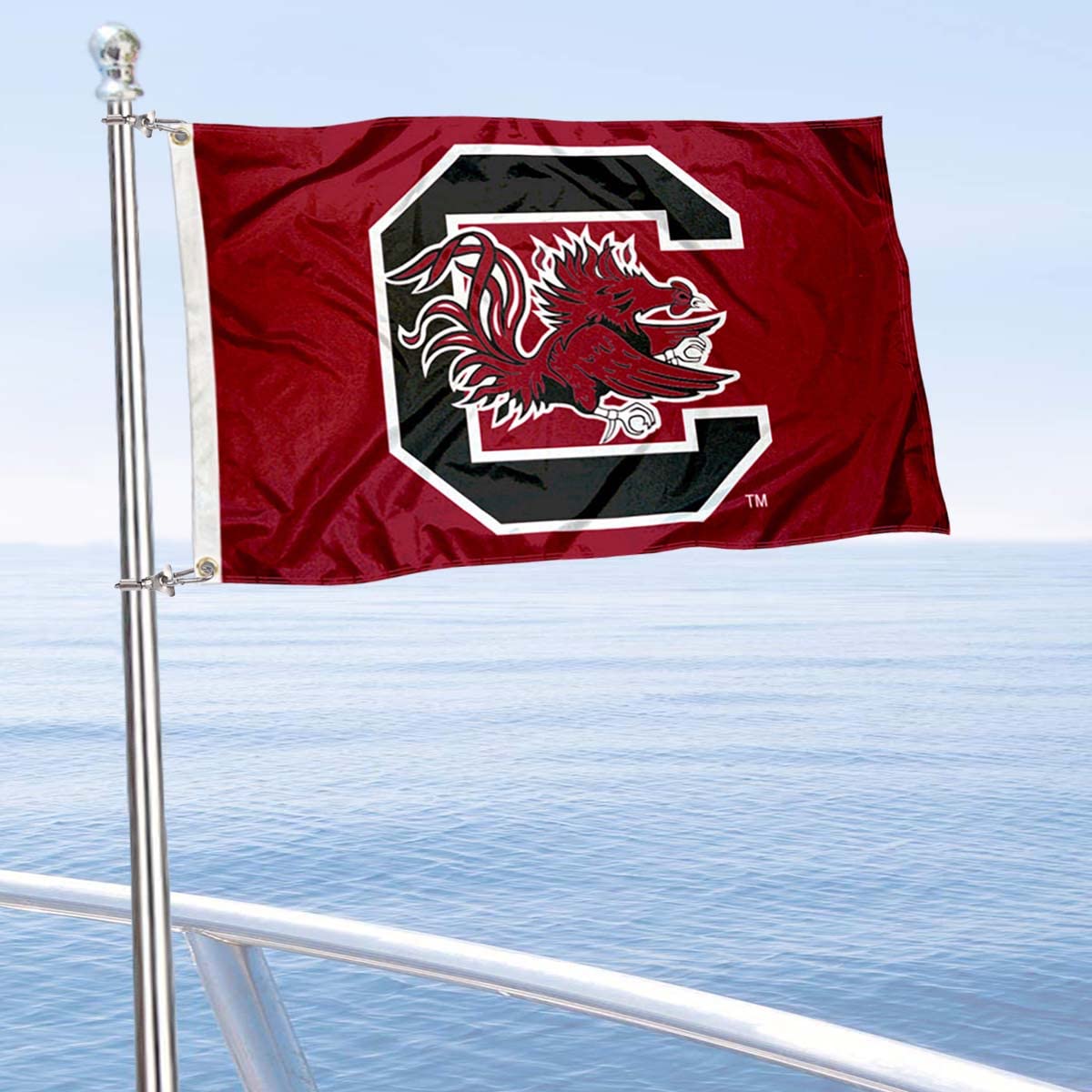 College Flags & Banners Co. South Carolina Golf Cart and Boat Flag - Sports Collectibles, Sports Memorabilia, Sports Fan Shop, Sports Gifts