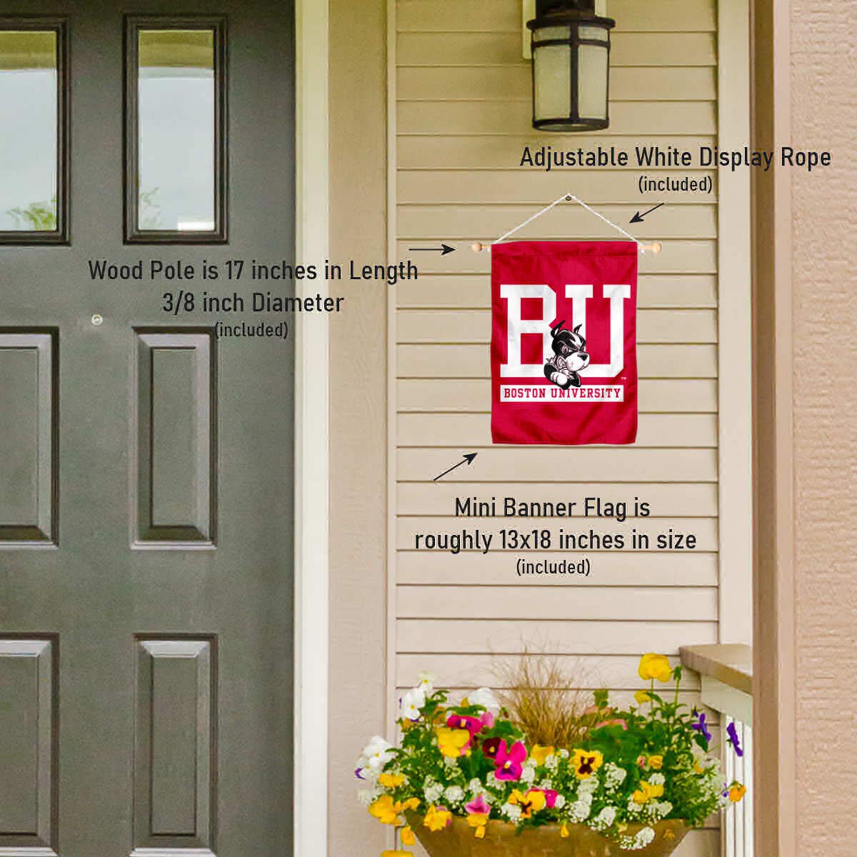 Boston Terriers Banner for Windows Doors and Walls - Sports Collectibles, Sports Memorabilia, Sports Fan Shop, Sports Gifts
