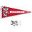 College Flags & Banners Co. Wisconsin Badgers Bucky Mascot Pennant Flag and Wall Tack Mount Pads - Sports Collectibles, Sports Memorabilia, Sports Fan Shop, Sports Gifts