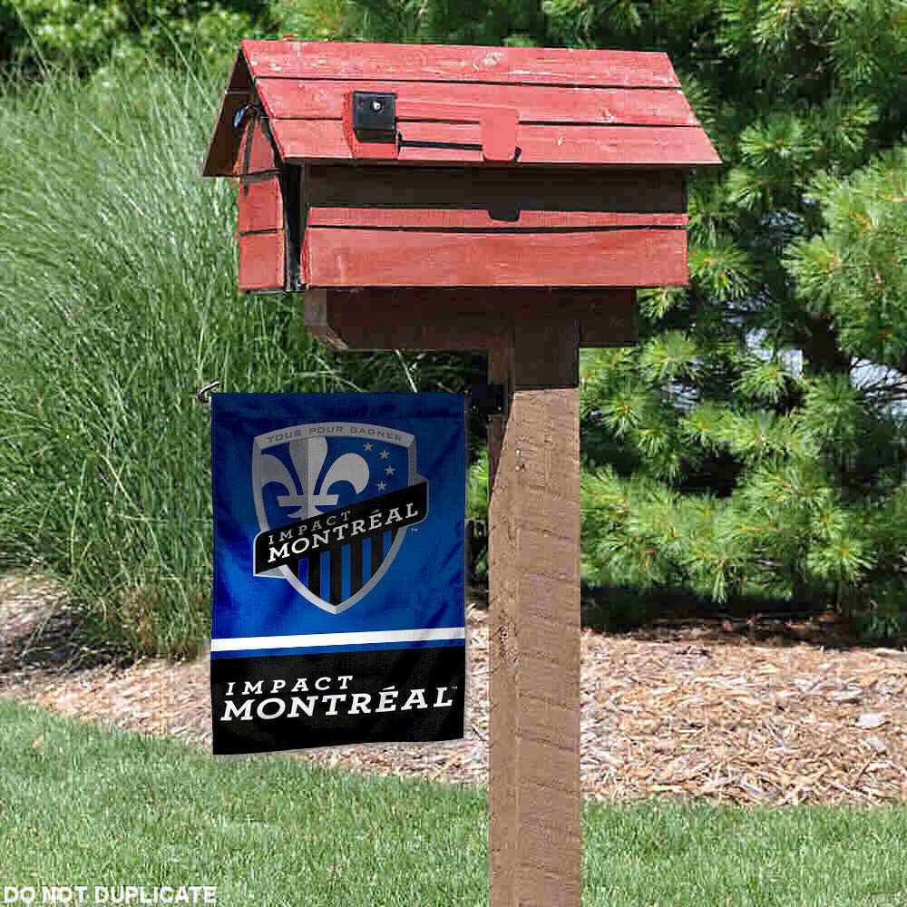 WinCraft Montreal Impact Double Sided Garden Flag - Sports Collectibles, Sports Memorabilia, Sports Fan Shop, Sports Gifts