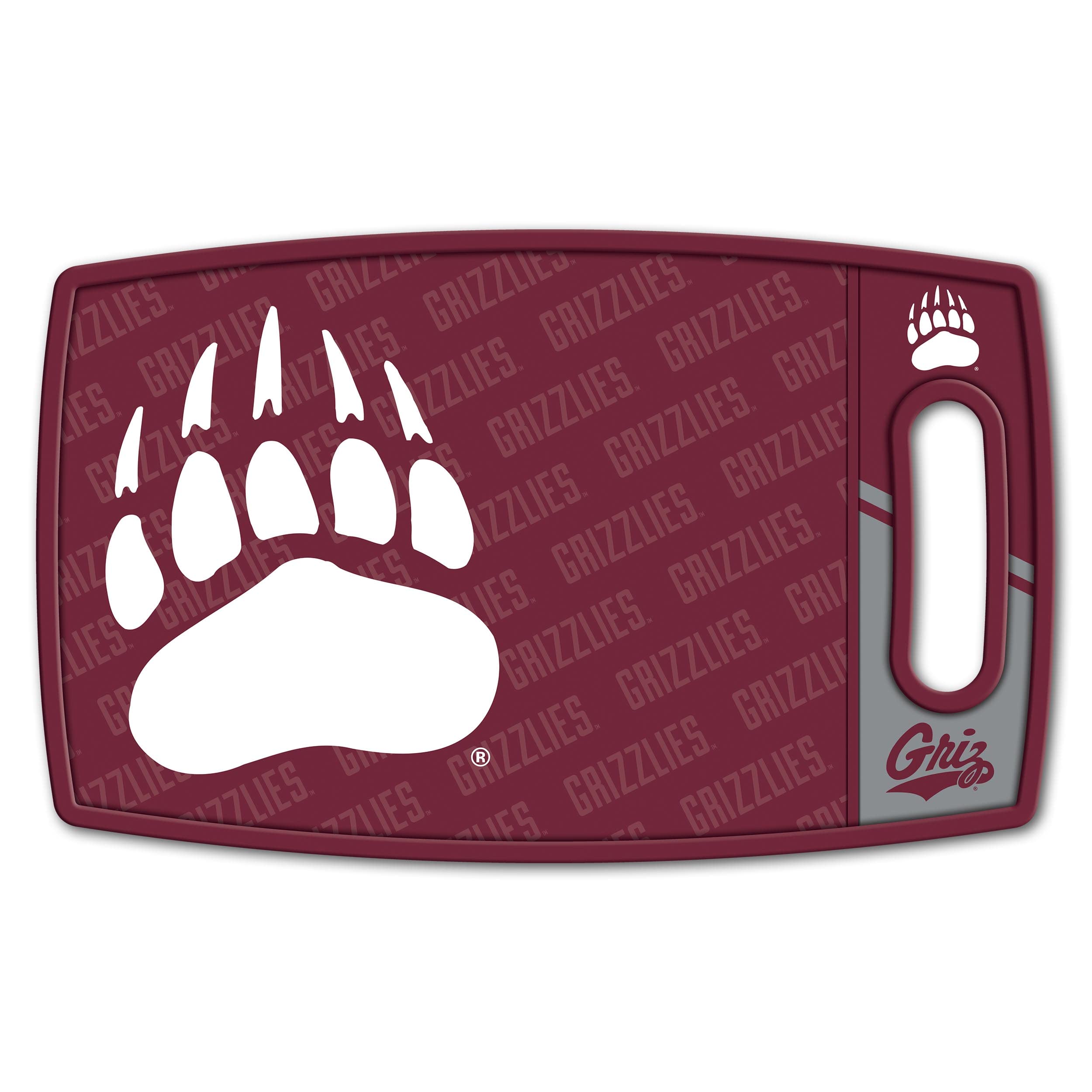 YouTheFan NCAA Montana Grizzlies Logo Series Cutting Board - Sports Collectibles, Sports Memorabilia, Sports Fan Shop, Sports Gifts