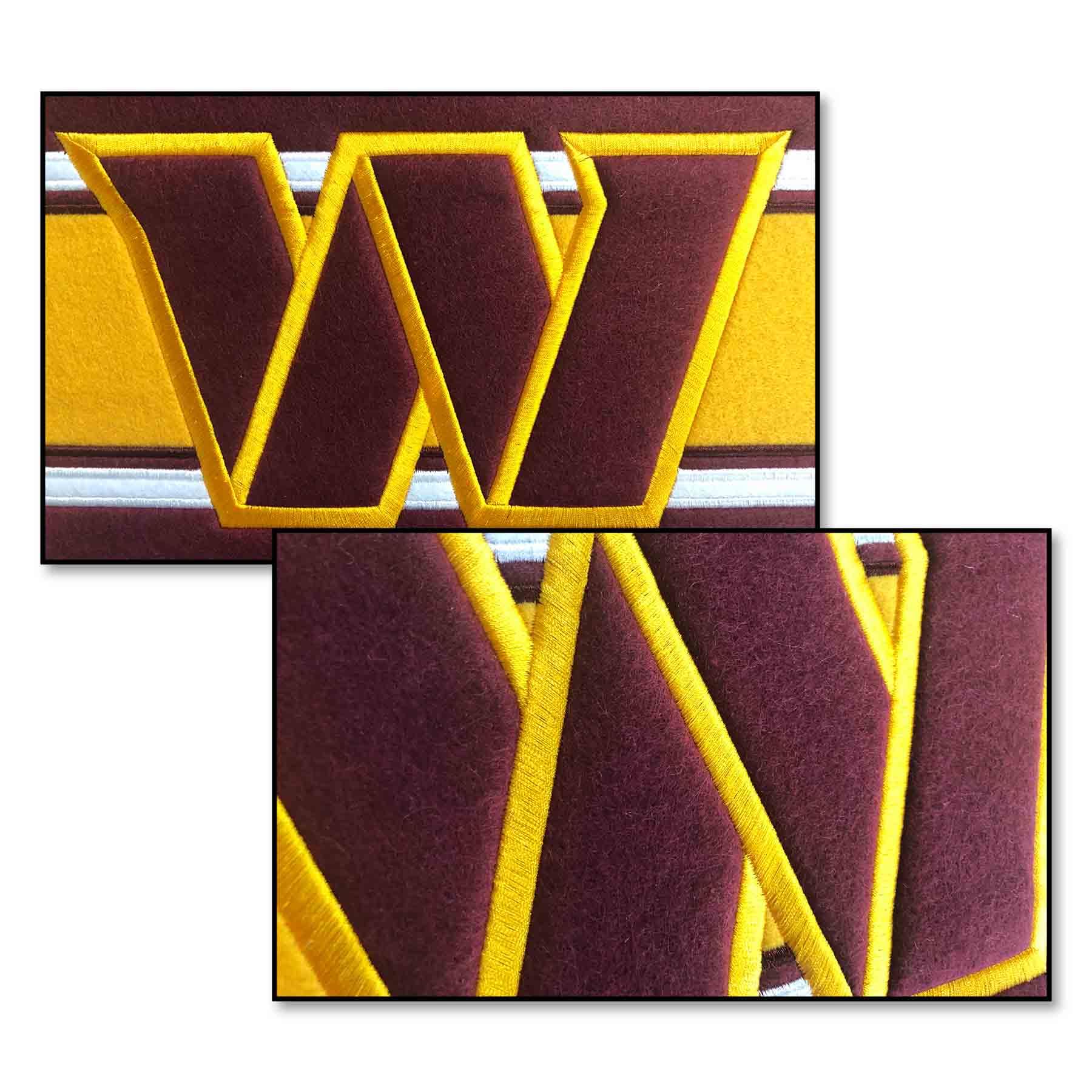 WinCraft Washington Commanders Embroidered and Sewn Pennant - Sports Collectibles, Sports Memorabilia, Sports Fan Shop, Sports Gifts