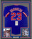 Framed Autographed/Signed Ryne Sandberg 35x39 Chicago Blue Baseball Jersey JSA COA