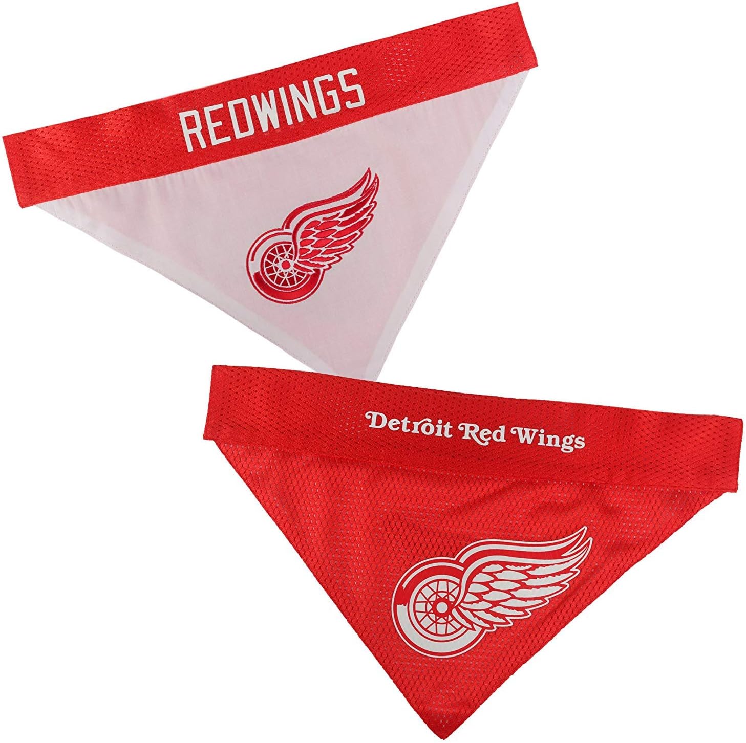 Detroit Red Wings Reversible Bandana Pets First - Sports Collectibles, Sports Memorabilia, Sports Fan Shop, Sports Gifts