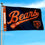 WinCraft Chicago Bears Script Logo Premium Flag - Sports Collectibles, Sports Memorabilia, Sports Fan Shop, Sports Gifts