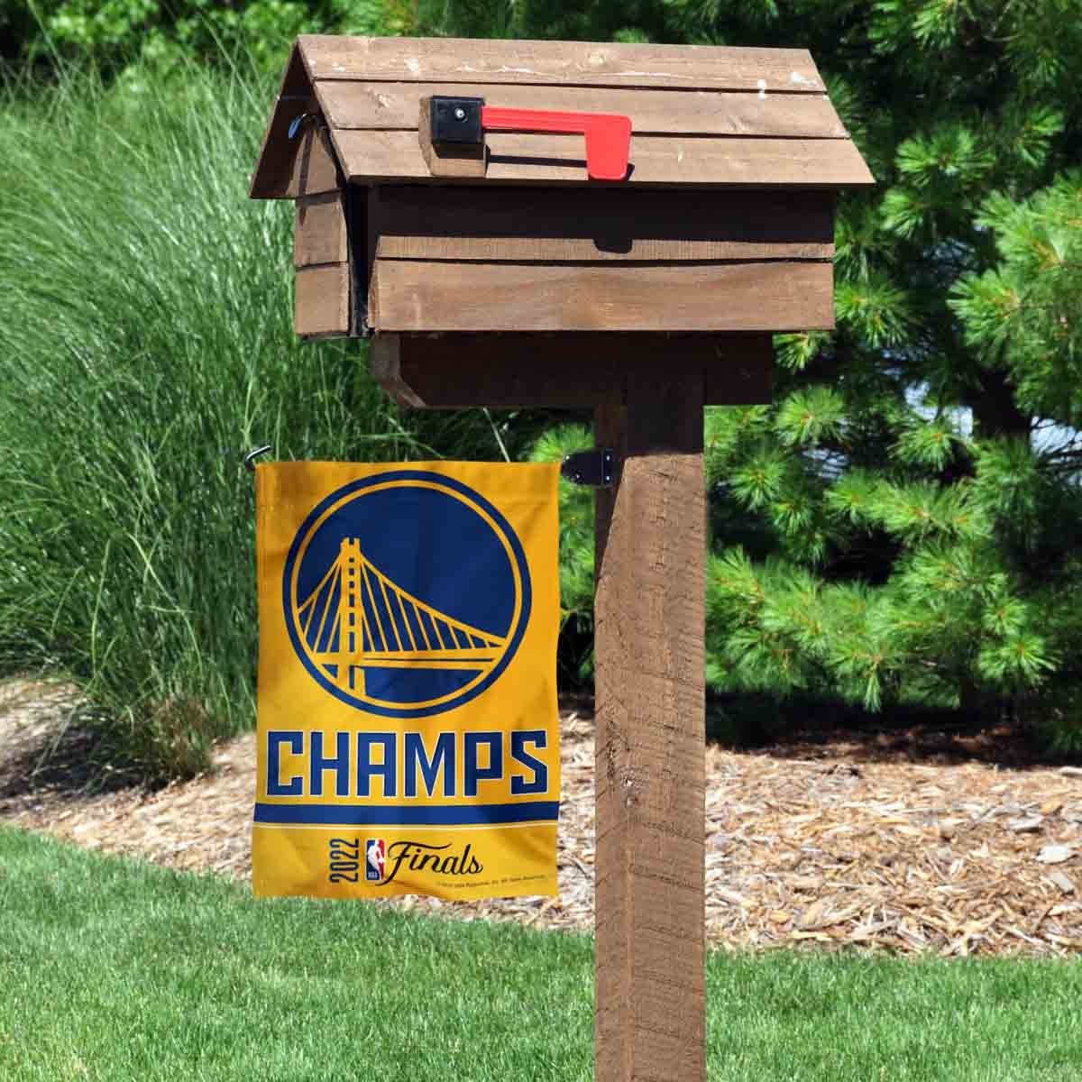 WinCraft Golden State Warriors 2022 NBA Champions Double Sided Garden Flag Banner - Sports Collectibles, Sports Memorabilia, Sports Fan Shop, Sports Gifts