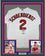 Framed Autographed/Signed Red Schoendienst 35x39 St. Louis White Baseball Jersey Beckett BAS COA