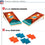 Wild Sports NFL Miami Dolphins 2' x 4' Regulation Size Solid Wood Cornhole Set with Direct Print HD Team Graphics - Sports Collectibles, Sports Memorabilia, Sports Fan Shop, Sports Gifts